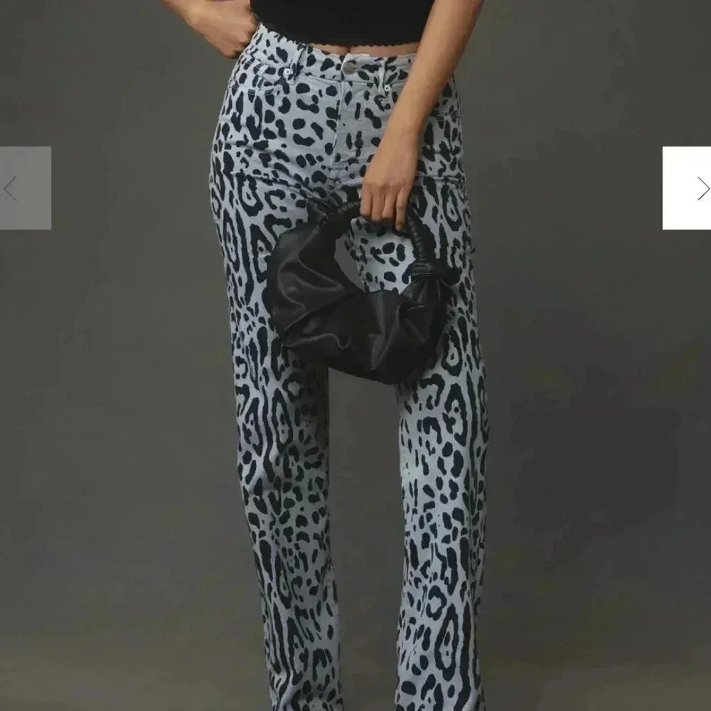Good American Good Icon High-Rise Straight-Leg Jeans
